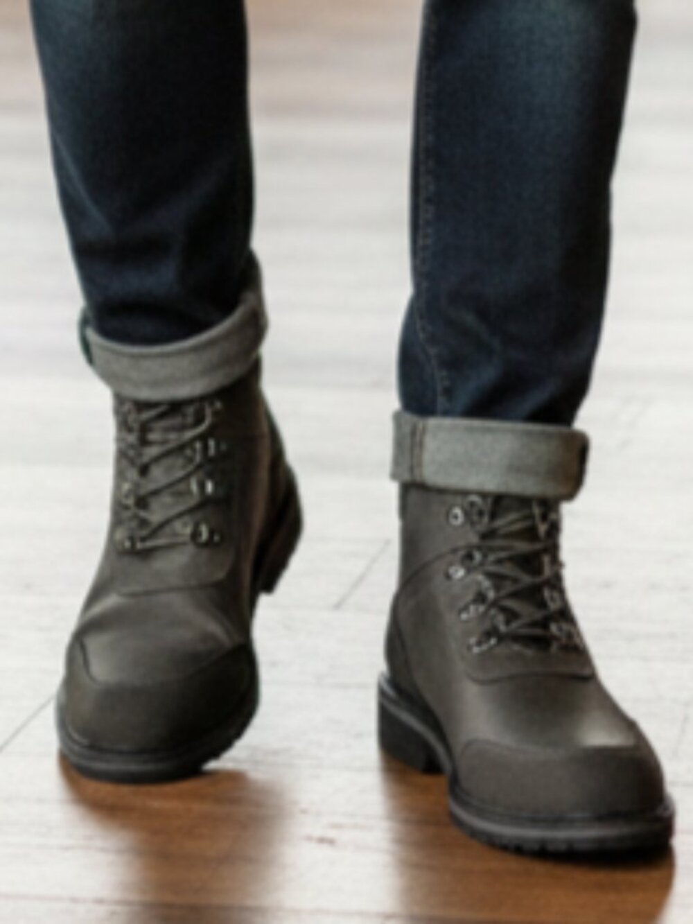 Unlisted by Kenneth Cole Men's Bainx Hiker Boots Dark Grey 9.5 NWT